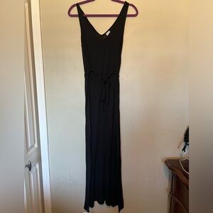 Black Maternity Maxi Dress